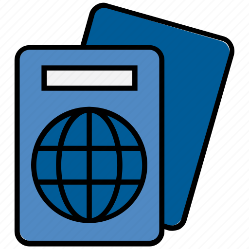 Identification, international, passport, summer, travel, vacation icon - Download on Iconfinder