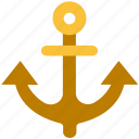 anchor, beach, navigation, navy, sea, ship, summer