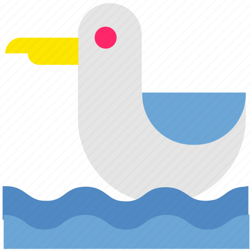 Beach, duck, sea, summer, swim, toy, water icon - Download on Iconfinder