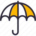 rainy, summer, umbrella, weather