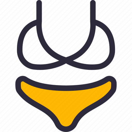 Beachwear, bikni, undergarments, bra, panties icon - Download on Iconfinder