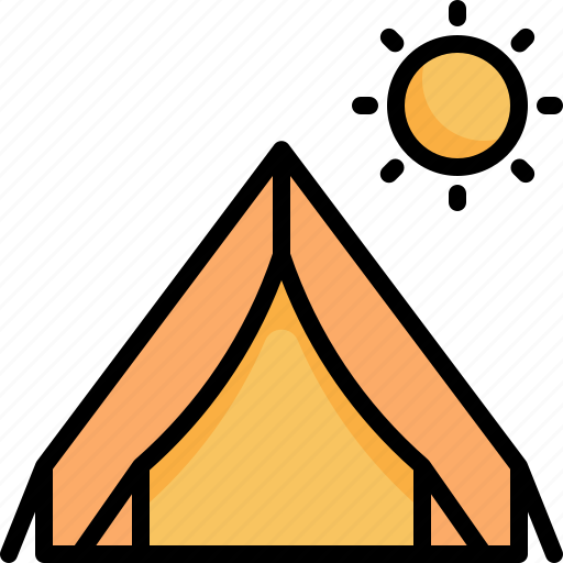 Tent, camping, camp, tents, holiday, vacation, summer icon - Download on Iconfinder