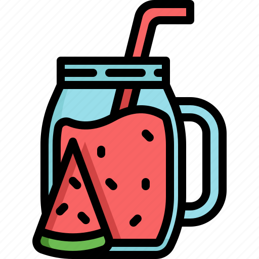 Watermelon, drink, drinks, beverage, holiday, vacation, summer icon - Download on Iconfinder