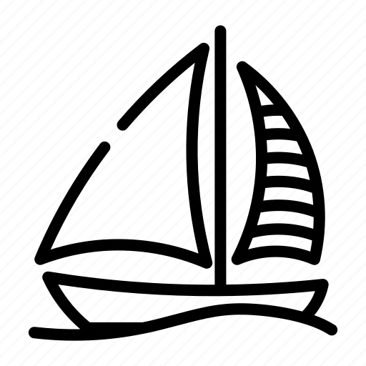 Sailboat, transportation, ship, sea icon - Download on Iconfinder