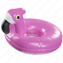 flamingo, float, summer, vacation, travel, holiday, buoy 