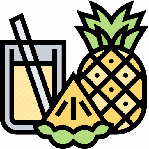 Pineapple, juice, fruit, fresh, tropical icon - Download on Iconfinder
