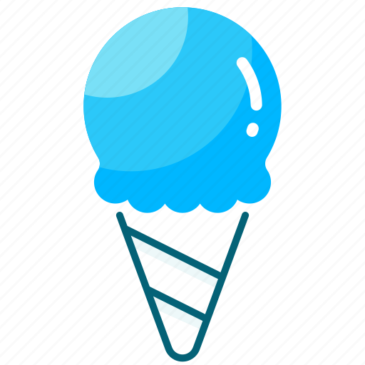 Ice cream, sweet, sugar, cone icon - Download on Iconfinder