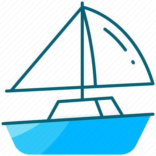 Sailboat, boat, ship, sea icon - Download on Iconfinder