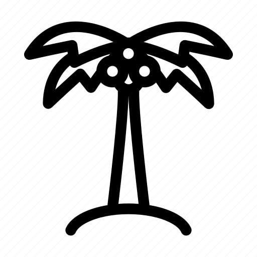 Coconut, tree, nature, beach, plant, summer icon - Download on Iconfinder