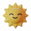 sun, summer, cute, kawaii, smile 