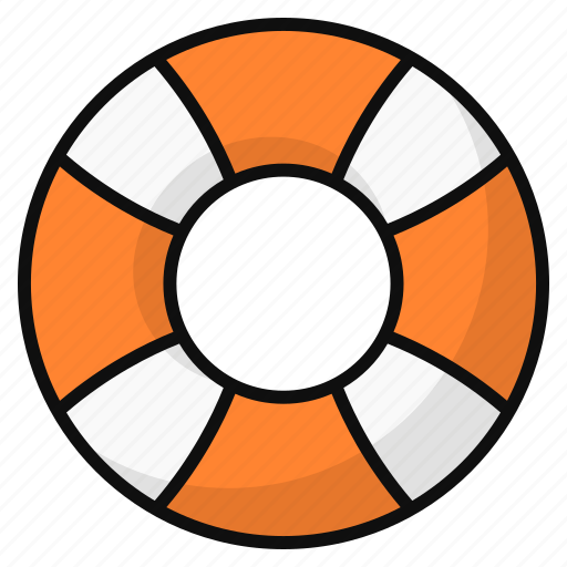 Float, rubber ring, lifeguard, buoy, swimming pool, lifesaver, beach icon - Download on Iconfinder