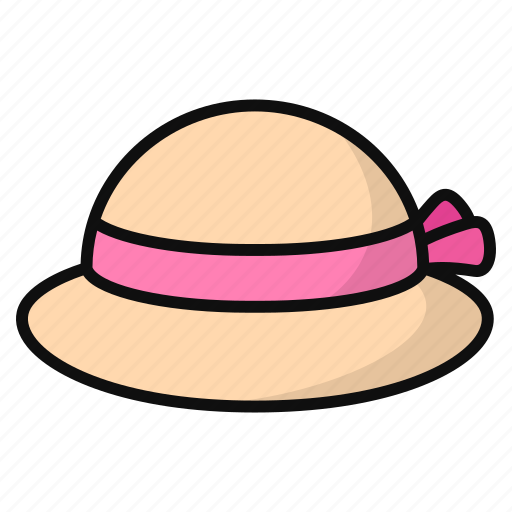 Sunhat, ladies hat, pamela hat, summer, cap, accessory, woman icon - Download on Iconfinder