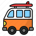 van, caravan, car, trailer, vacation, travel, vehicle