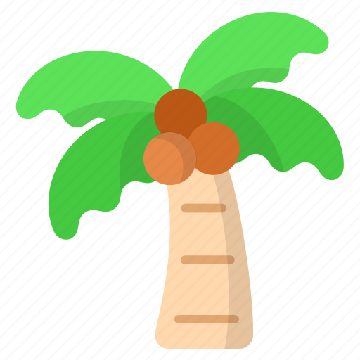 Coconut tree, palm tree, beach, nature, summer, tropical icon - Download on Iconfinder