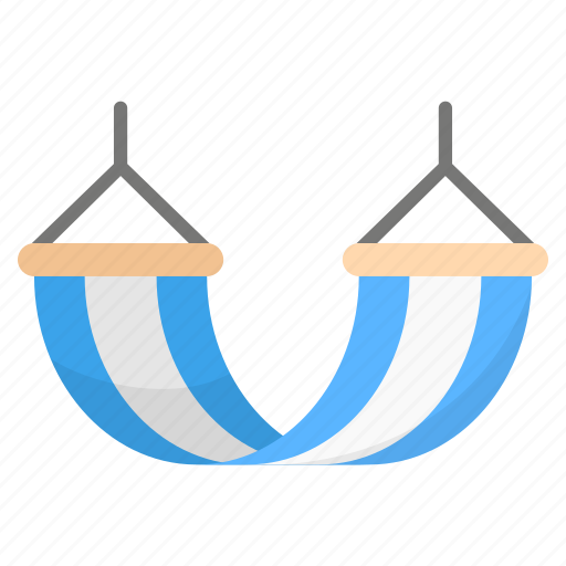Hammock, relax, summer vacation, resting, camping, summertime icon - Download on Iconfinder