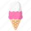 ice cream, gelato, dessert, sweet, frozen food, cone, summer 