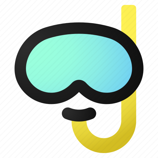 Scuba mask, snorkel mask, snorkeling, scuba diving, goggles, water sport, swim icon - Download on Iconfinder