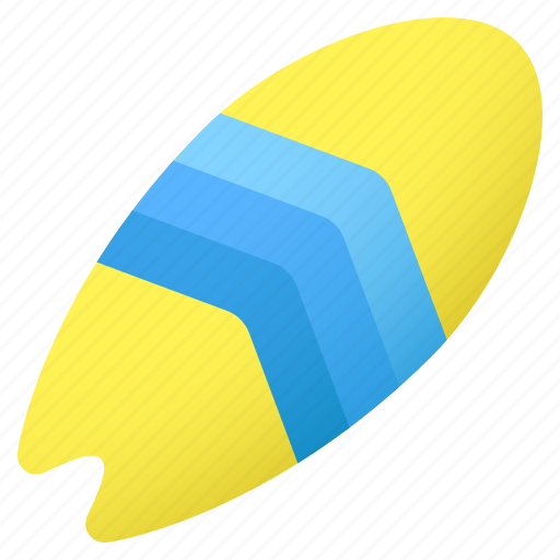 Surfboard, surfing board, water sport, surf, summer holiday, vacation icon - Download on Iconfinder