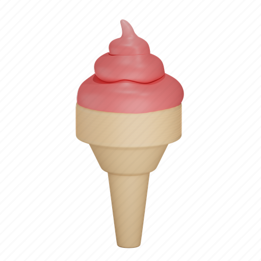 Summer, ice cream, beverage, sweet, creamy, cream, candy 3D illustration - Download on Iconfinder