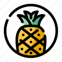 pineapple, fruit, healthy, food, fresh, sweet, ananas, tropical, delicious