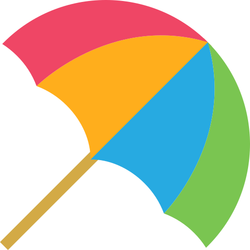 Summer, umbrella, beach, rain, protection, weather icon - Free download