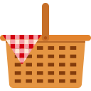 summer, picnic basket, travel, beach, holiday, food