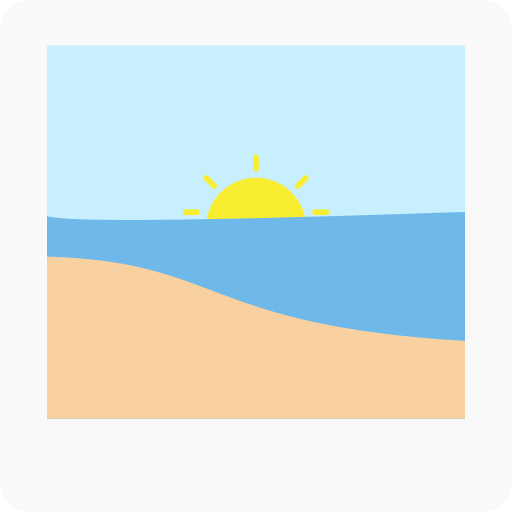 Summer, photo, picture, gallery, polaroid icon - Free download