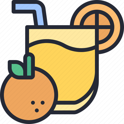 Juice, orange, fruit, beverage, drink icon - Download on Iconfinder