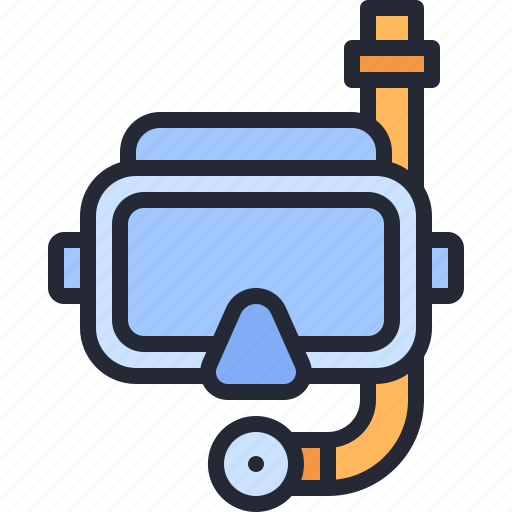 Snorkeling, snorkel, gear, scuba, diving, glasses icon - Download on Iconfinder