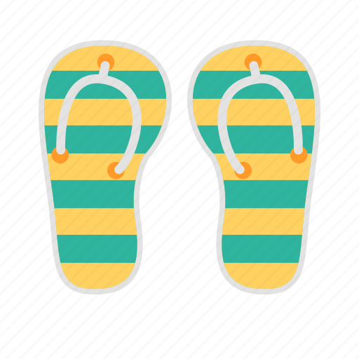 Beachwear, flipflop, footwear, sandal, slippers, travel icon - Download on Iconfinder