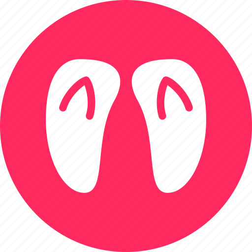 Flip flop, flipflop, footsteps, summer icon - Download on Iconfinder