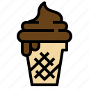 cone, cream, delicious, ice, summer