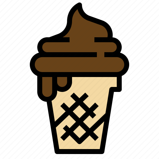 Cone, cream, delicious, ice, summer icon - Download on Iconfinder