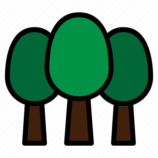 Branch, forest, forestry, forrest, leaves, nature, trees icon - Download on Iconfinder