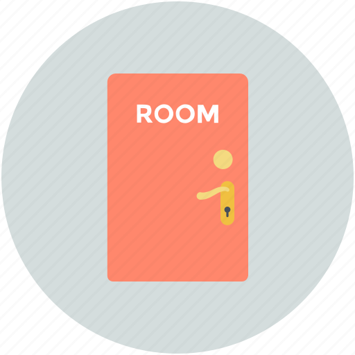 Bedroom, guest house, hotel room, room, room door icon - Download on Iconfinder