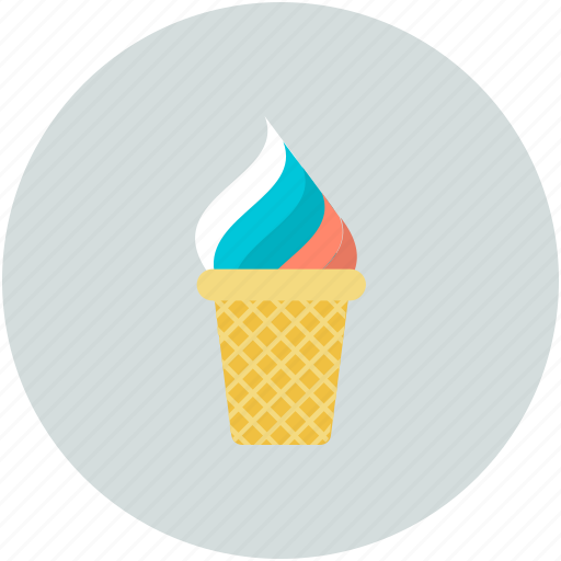 Cake cone, cone, cup cone, ice cone, ice cream icon - Download on Iconfinder
