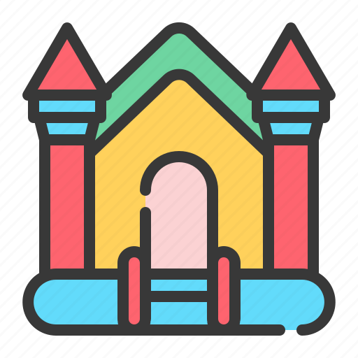 Bouncy, castle, toy, balloon, child, kid icon - Download on Iconfinder