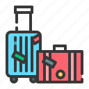 luggage, travel, tourism, suitcase, bag, transport