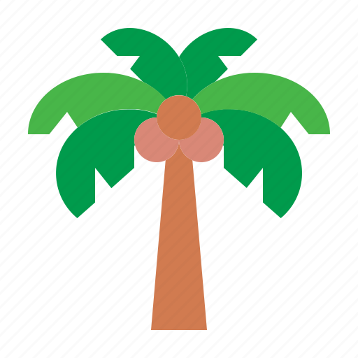 Coconut, tree, fruit, summer, beach icon - Download on Iconfinder