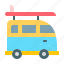 van, transport, truck, car, vehicle, travel, summer, beach 