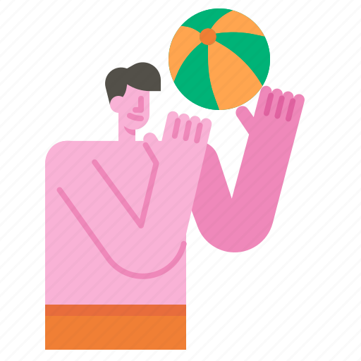 Beach, ball, fun, free, time, kid, holidays icon - Download on Iconfinder