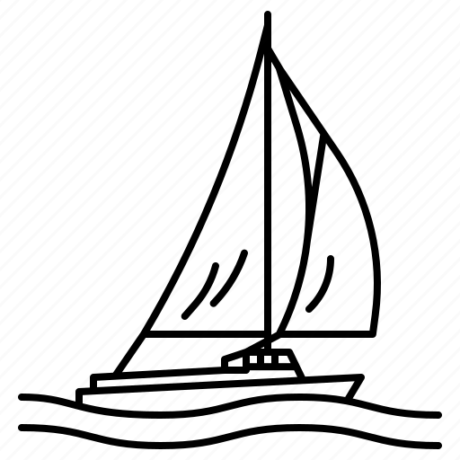 Sailboat, sail, ship, marine, boat, sea, transportation icon - Download on Iconfinder