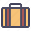 briefcase, suitcase, summer, travel 