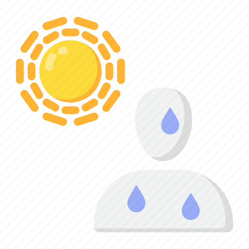 Sweat, sunny, summer, hot icon - Download on Iconfinder