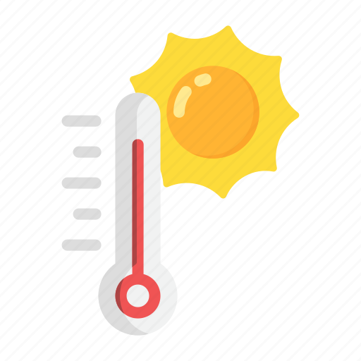 Temperature, thermometer, hot, sun icon - Download on Iconfinder