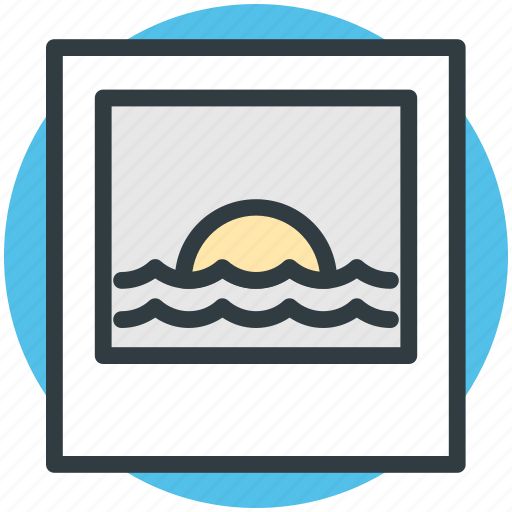 Nature, ocean, scenery, sky, sunset icon - Download on Iconfinder