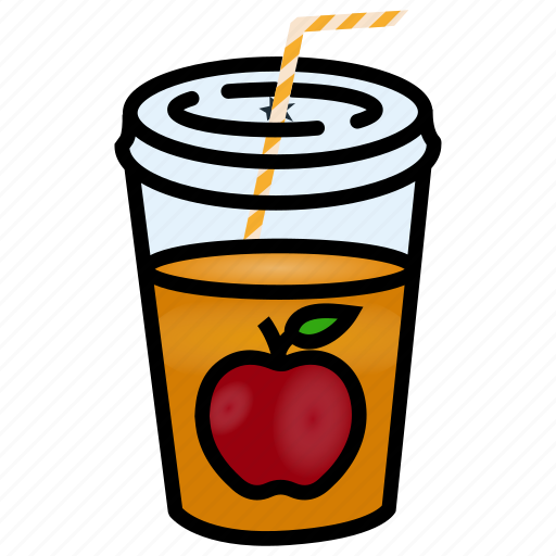 Apple, disposable, food, fruit, juice, liquid icon - Download on Iconfinder