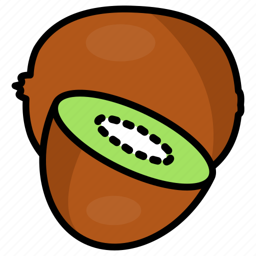 Food, fruit, half, juice, kiwi, slice icon - Download on Iconfinder