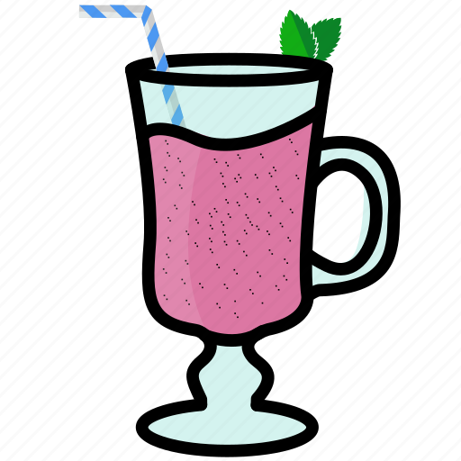 Beverage, cocktail, drink, glass, juice, smoothies, strawberry icon - Download on Iconfinder