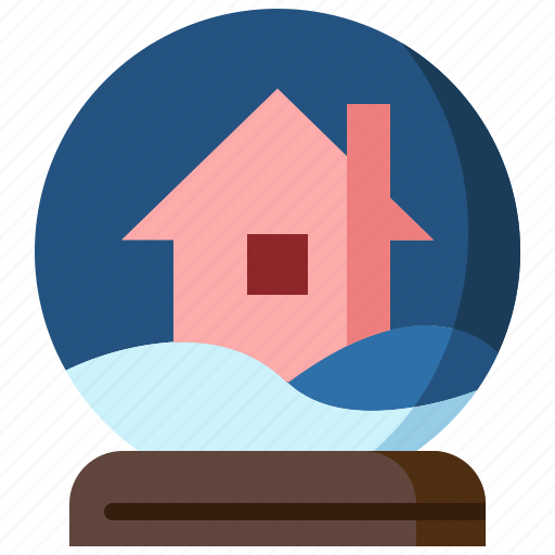 Christmas, decoration, holiday, home, house, snowball, snowglobe icon - Download on Iconfinder